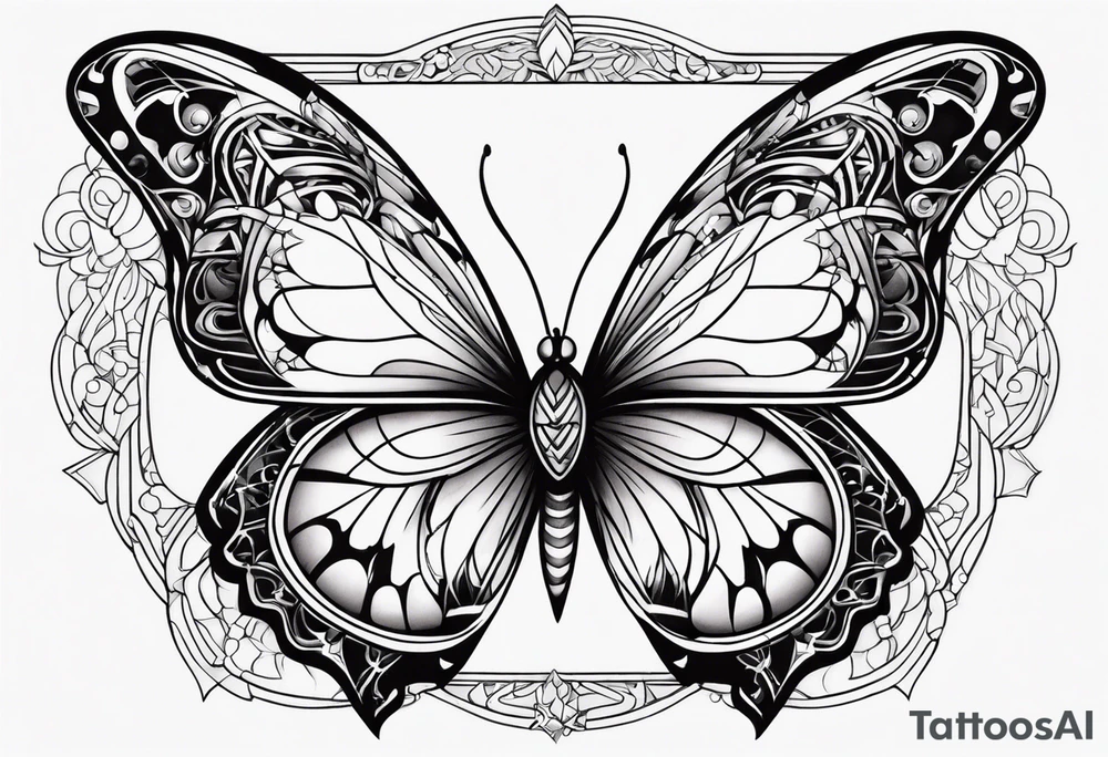 Butterfly tattoo idea