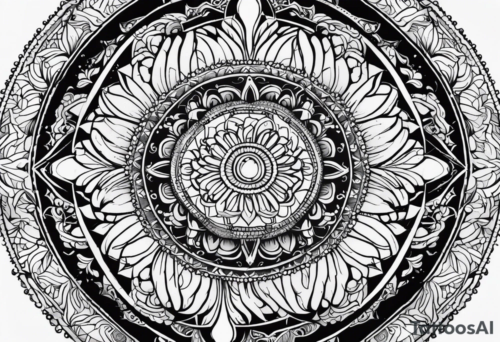 Mandala tattoo idea