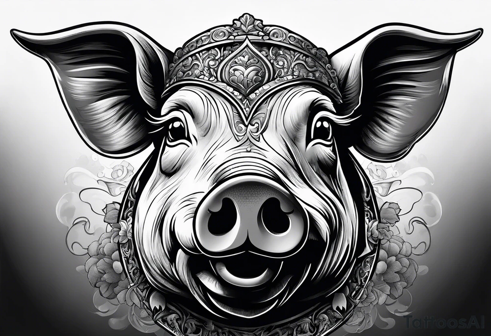 Pig head from Primus album cover tattoo idea