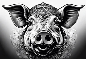 Pig head from Primus album cover tattoo idea