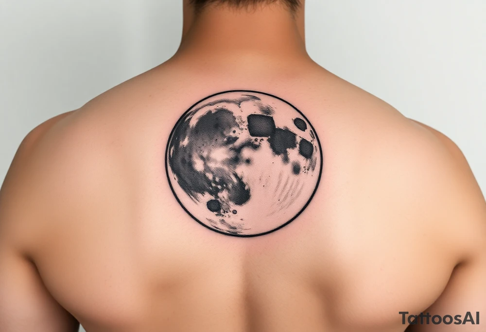 Moon tattoo idea