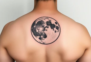 Moon tattoo idea