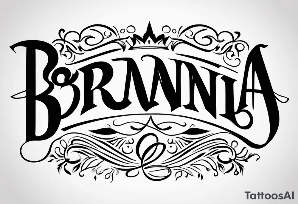 Brianna tattoo idea