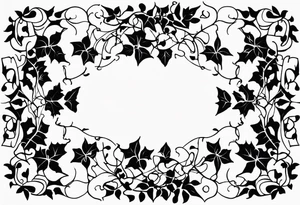 ivy, ants tattoo idea