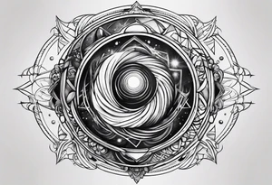 Wormhole tattoo idea