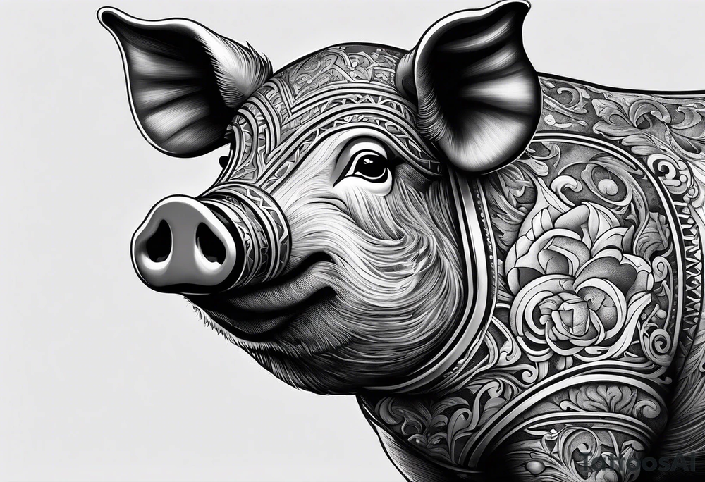 Pig head from Primus album cover tattoo idea