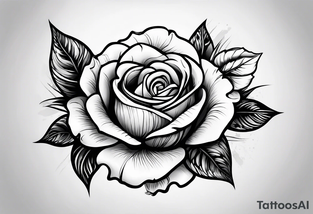 Small Rose tattoo tattoo idea