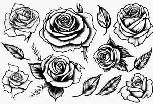 Rose tattoo idea