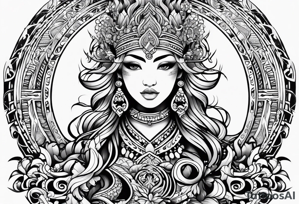 aquarius tribal tattoo tattoo idea