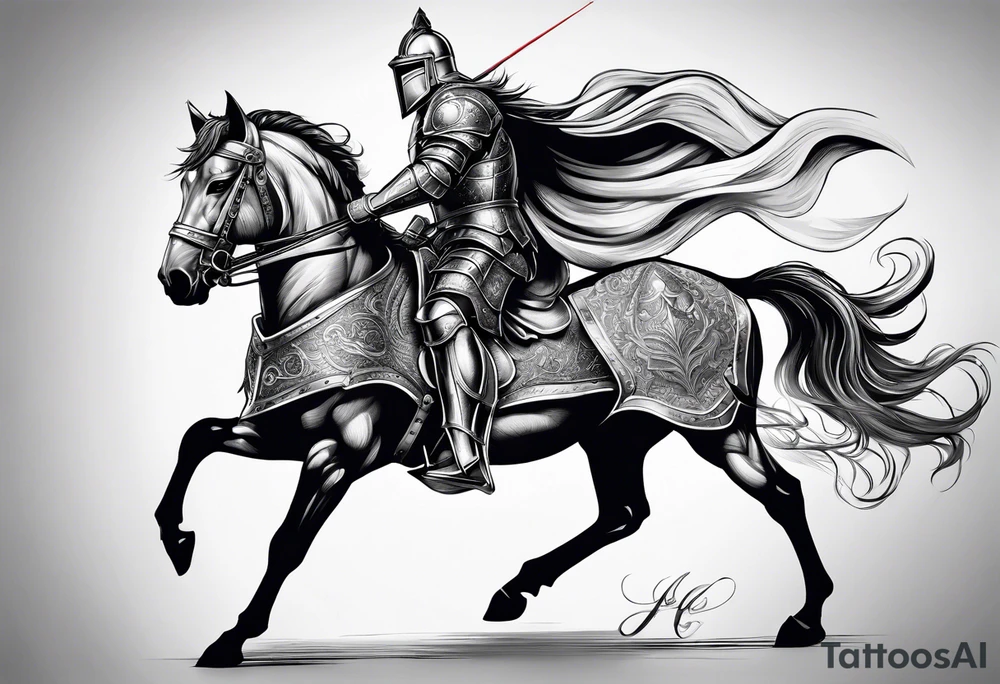 knight tattoo idea