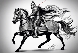 knight tattoo idea