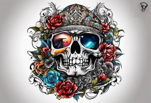 Chaos vs peace, mental anguish, peaceful tattoo idea