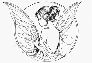 Ethereal Fairy tattoo idea