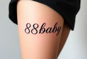 88baby tattoo idea