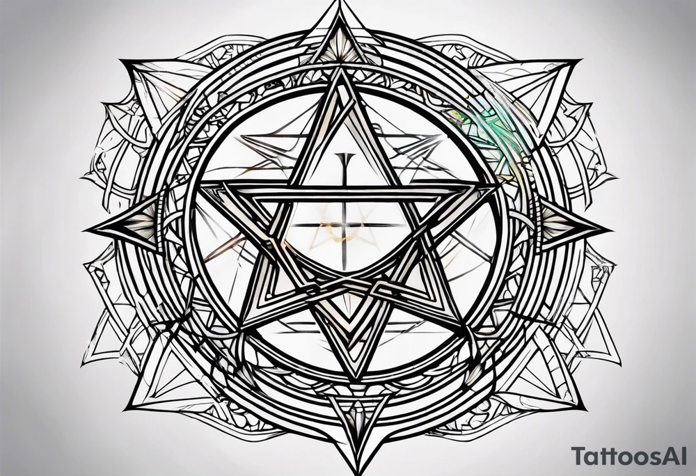 Sigil pentagram tattoo idea