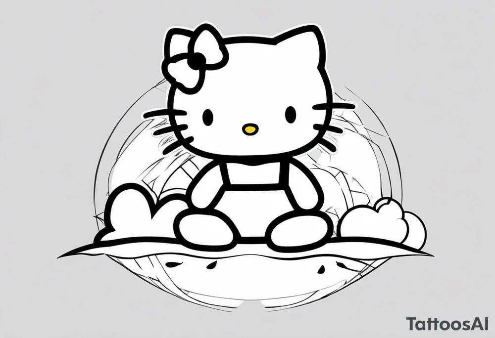 Hello kitty tattoo idea