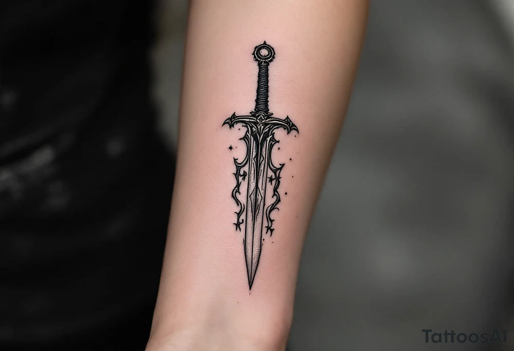 roman gladiator arena fight sword tattoo idea