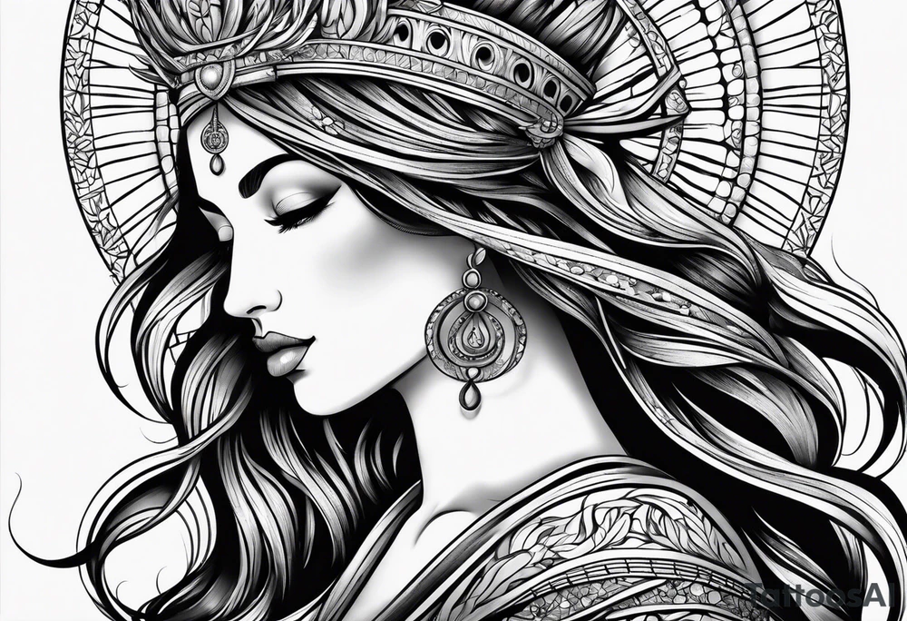 virgo tattoo idea