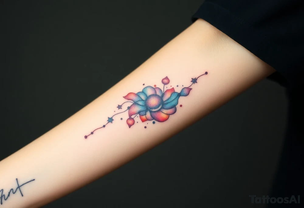 A galaxy tattoo idea