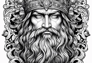 god looking down tattoo idea
