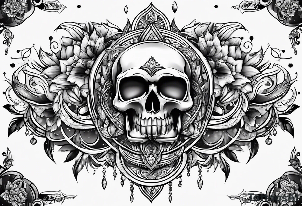 Video game abstract tattoo idea