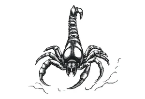 Scorpion Japanese style tattoo idea