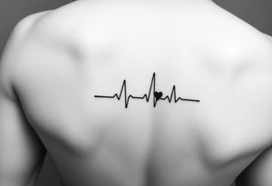 Name Aria to be written like a ECG with a little black heart at the end
Minimal tattoo for wrist tattoo idea