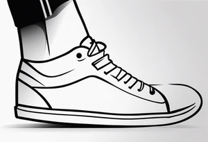 unique minimalist tattoo on ankle symbolizing freedom tattoo idea
