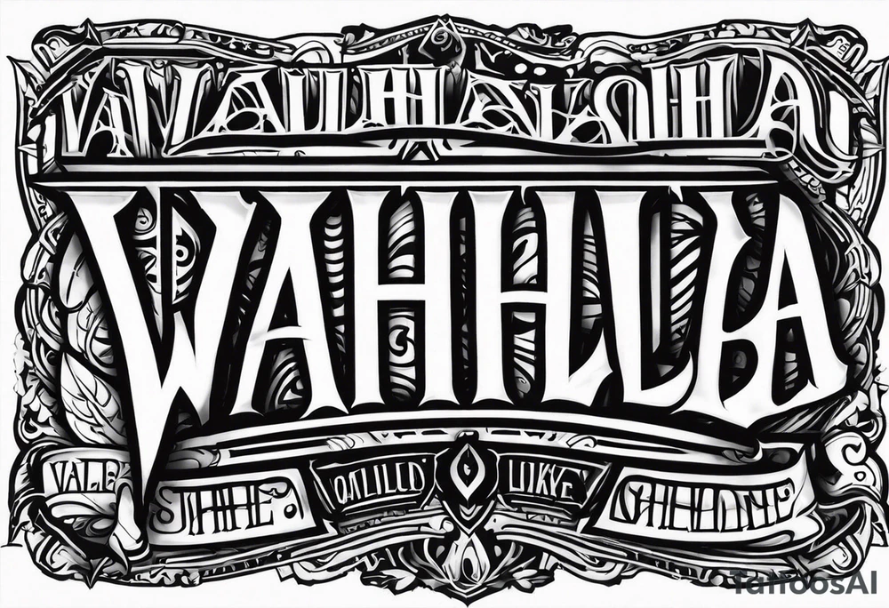 Valhalla tattoo idea