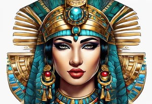 cleopatra tattoo idea