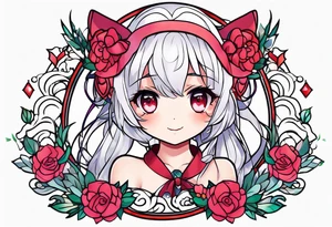 Magical girl anime kawaii cute tattoo idea