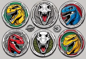 mighty morphin power rangers tyrannosaurus coin
Christopher tattoo idea