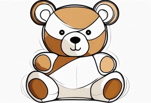 teddy bear tattoo idea