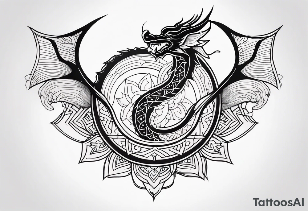 Dragon Mandala tattoo idea