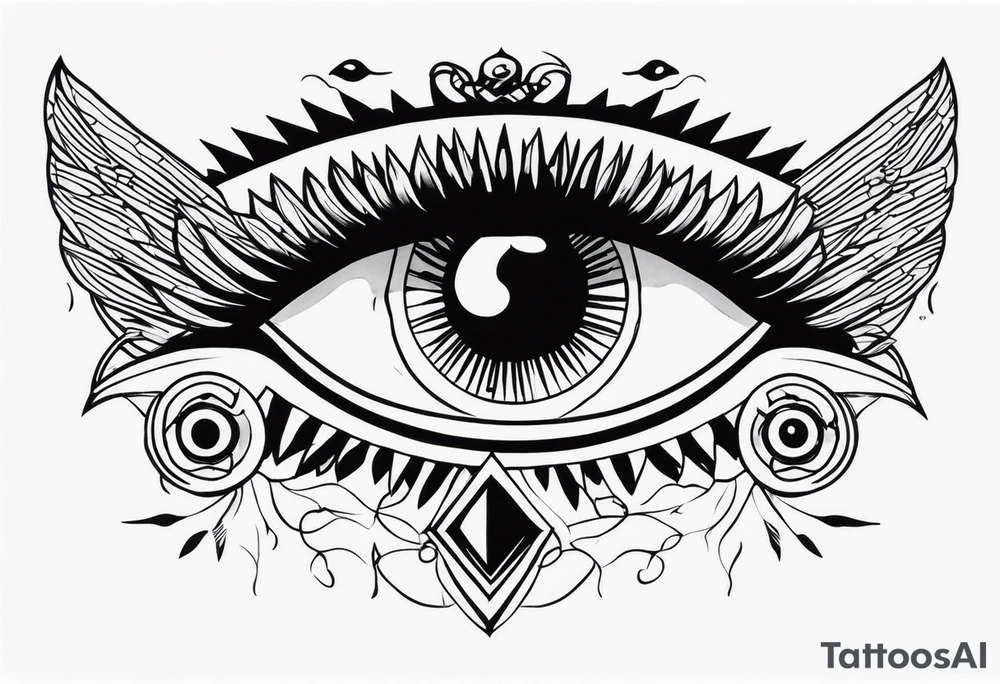 Band tool eye tattoo idea