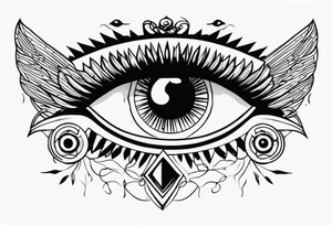 Band tool eye tattoo idea