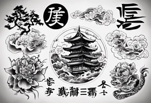 i just want this text "地獄で待ってるよ" tattoo idea