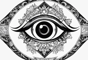 Replace eye tattoo on my hand with something new tattoo idea