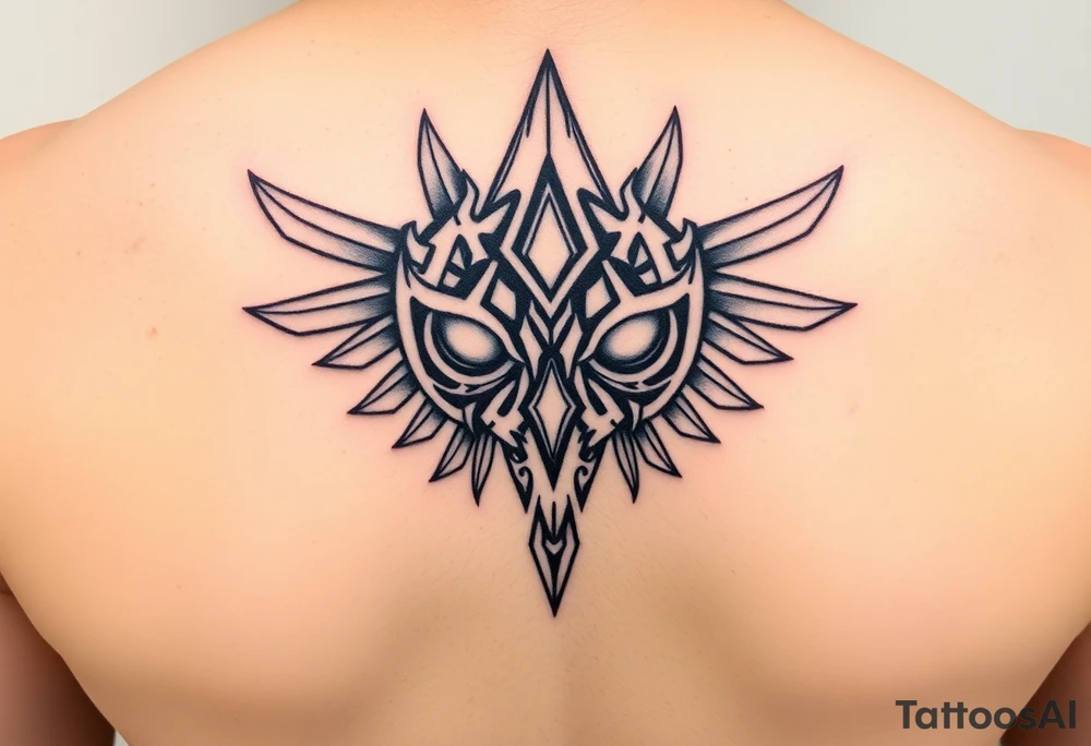 zelda ocerina of time, majoras mask, twilight princess tattoo idea