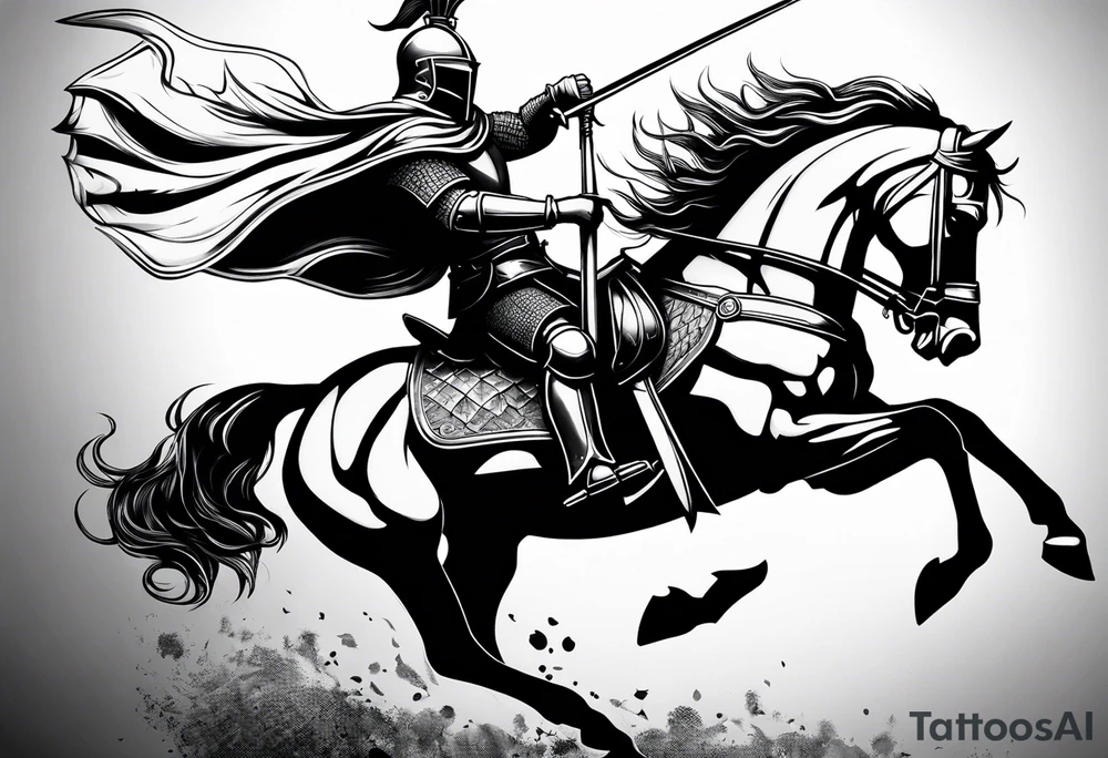 knight tattoo idea