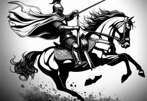 knight tattoo idea