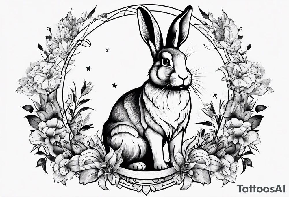 create tattoo sketch in minimalism with rabbit without background tattoo idea create tattoo sketch in minimalism with rabbit without background tattoo idea