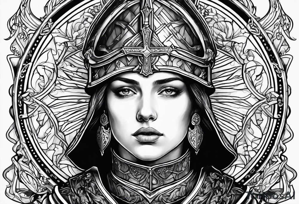 Joan of arc tattoo idea