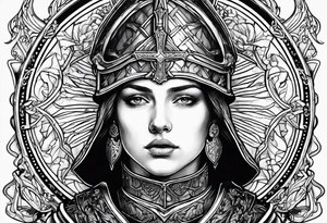 Joan of arc tattoo idea