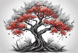 burning bush tattoo idea
