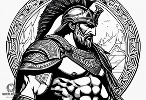 greek god ares tattoo idea