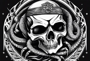 scorpion with rebel flag tattoo idea