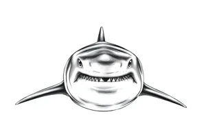 hammerhead shark frontal. tattoo idea
