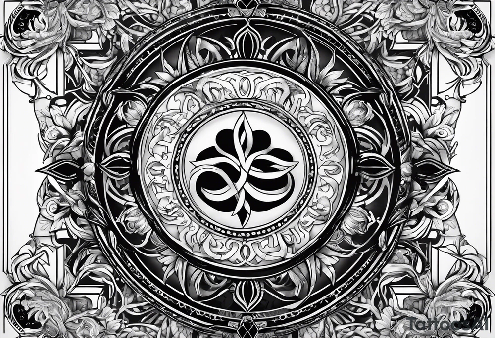The symbol of Matthias in the bible tattoo idea