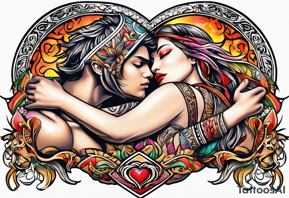 Love, source, abundance tattoo idea